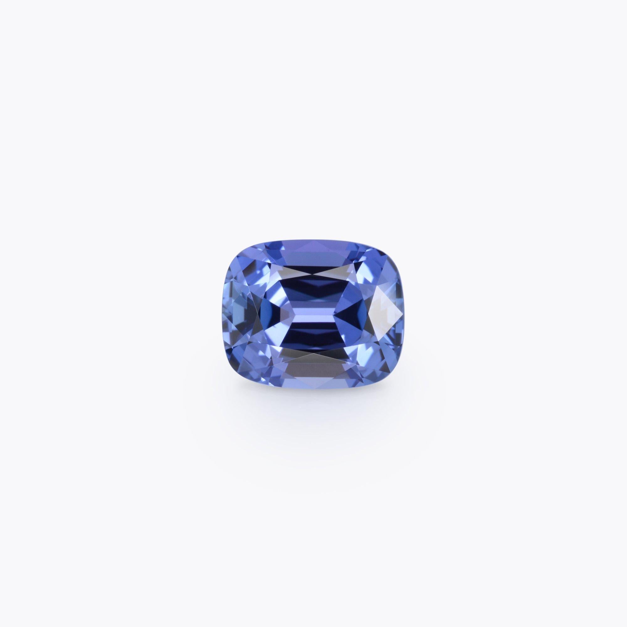 Bright 4.02 carat Tanzanite cushion cut gem offered loose to someone special.
Returns are accepted and paid by us within 7 days of delivery.
We offer supreme custom jewelry work upon request. Please contact us for more details.
For your convenience