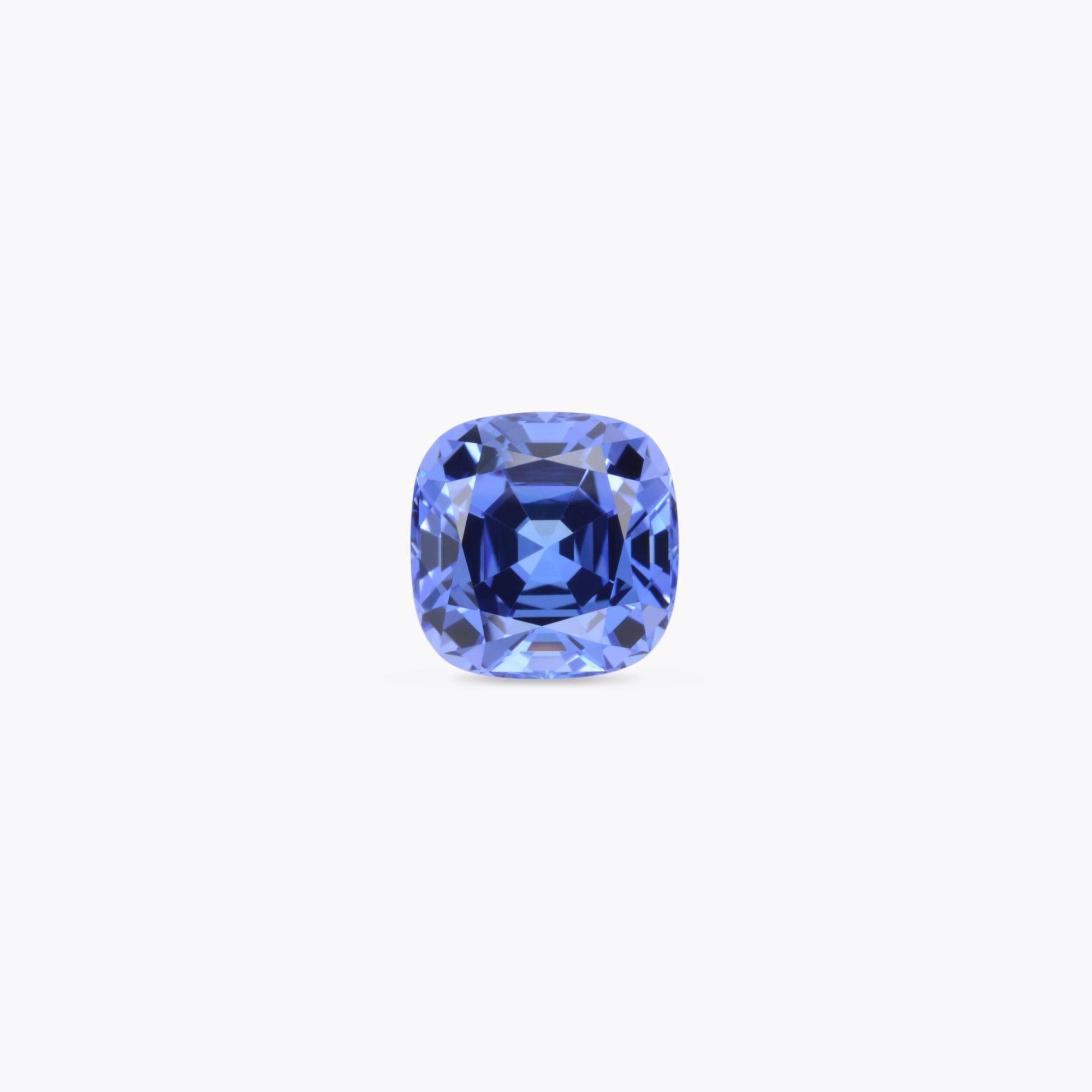 Vibrant 5.88 carat Tanzanite cushion cut gem offered loose.
Returns are accepted and paid by us within 7 days of delivery.
We offer supreme custom jewelry work upon request. Please contact us for more details.
For your convenience we carry an