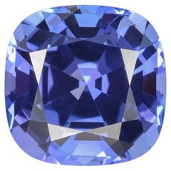 Tanzanite Cushion Cut Gem - Rare Luxury Stone for Custom Jewelry & Collectors