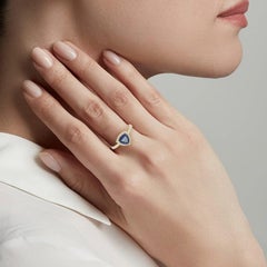 Tanzanite Diamond 18 Karat Gold Ring