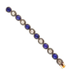 Pulsera de tanzanita y diamantes