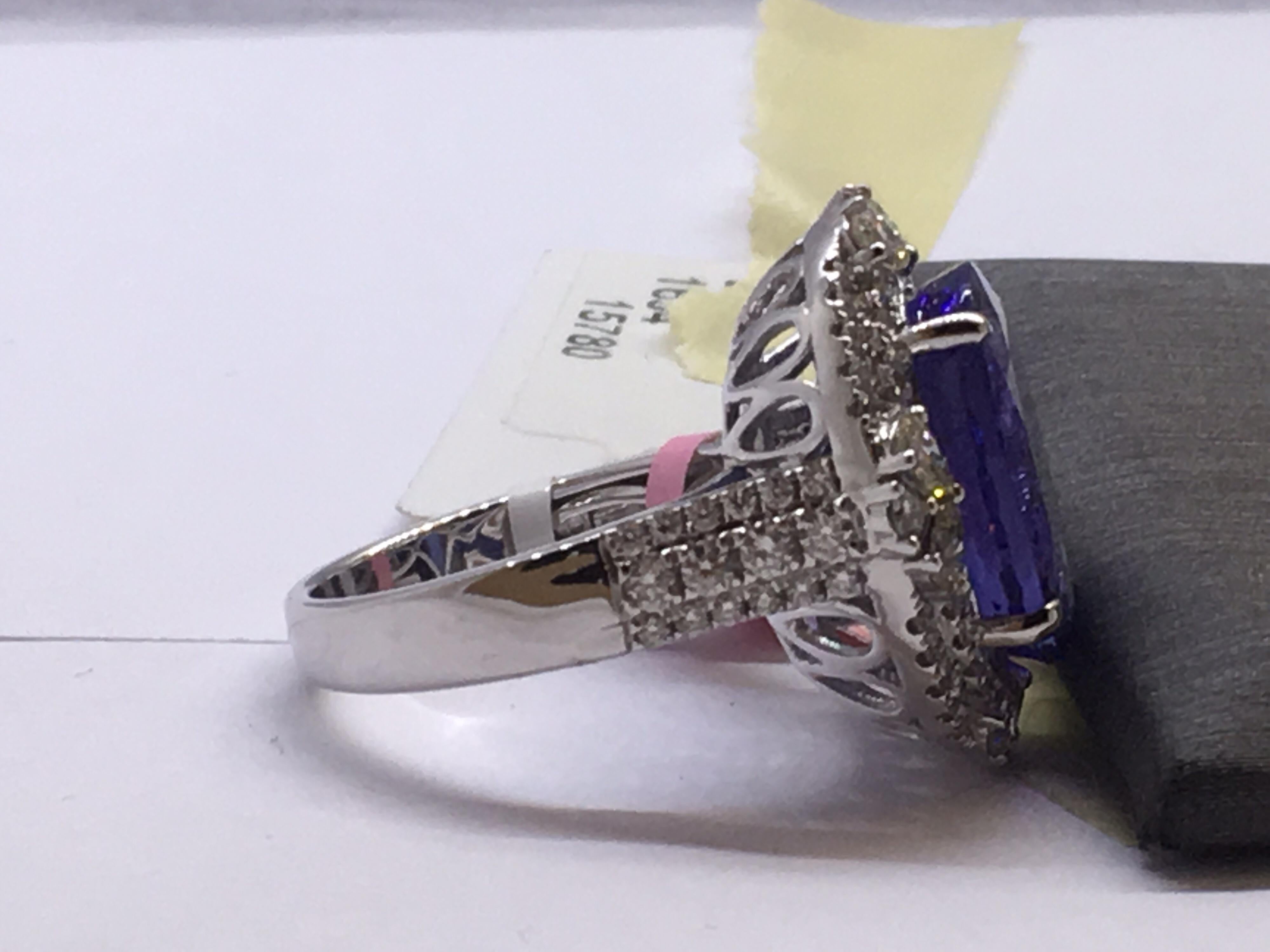 Tanzanite Diamond Cocktail Ring 5