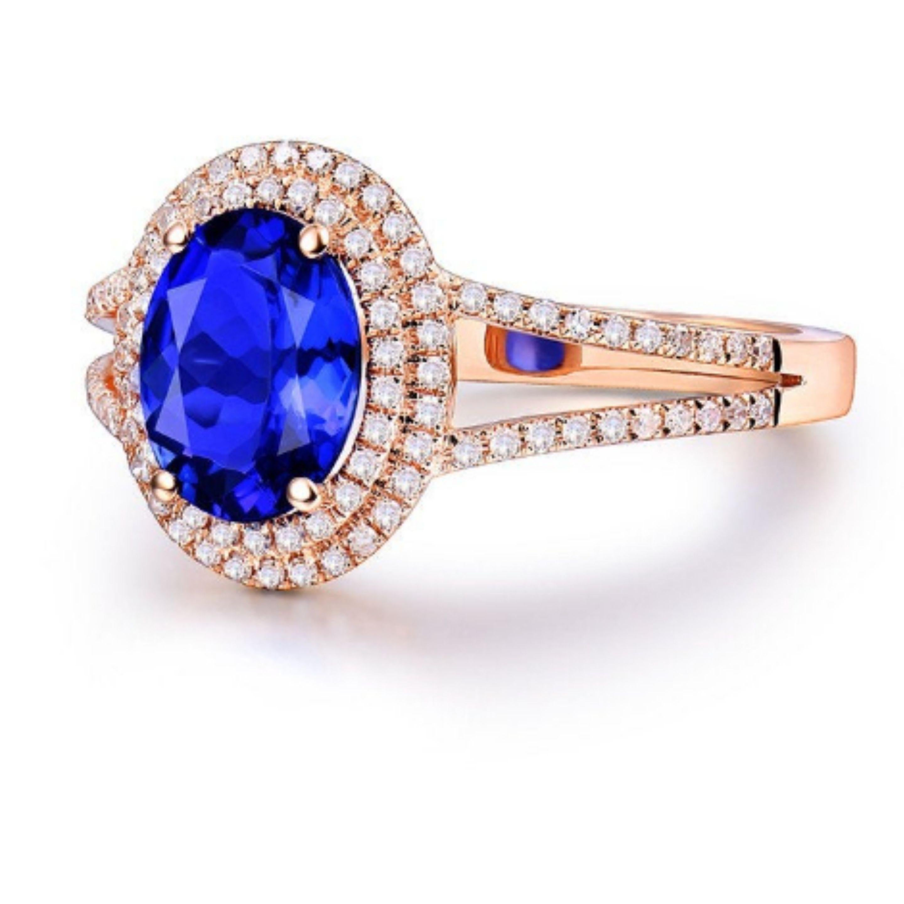14K ROSE GOLD TANZANITE DIAMOND  RING 



THIS IS A UNIQUE TANZANITE RING WITH  102 DIAMONDS REALLY STANDS OUT IN THE 14K ROSE GOLD .AND IF YOU WANT WHITE  YELLOW FOLD LET US KNOW OR NEED A DIFFERNT SIZE

Diamonds: Natural Diamonds
Carat Weight: