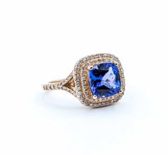 Tanzanite & Diamond Ring in 14k Rose Gold by Effy
