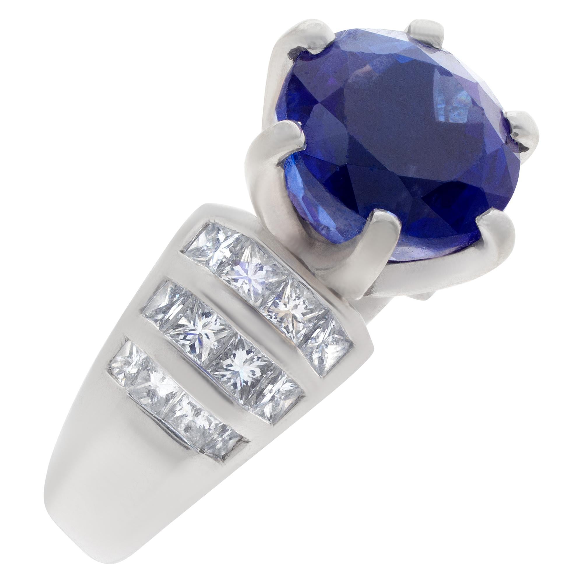 tanzanite wedding ring set