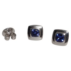 Tanzanite Earrings 18 K