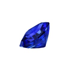 Tanzanite Ring Gem 5.16 Carat Unset Emerald Cut Loose Gemstone
