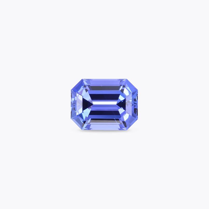 Tanzanite Ring Gem 7.38 Carat Emerald Cut Loose Unset In New Condition In Beverly Hills, CA