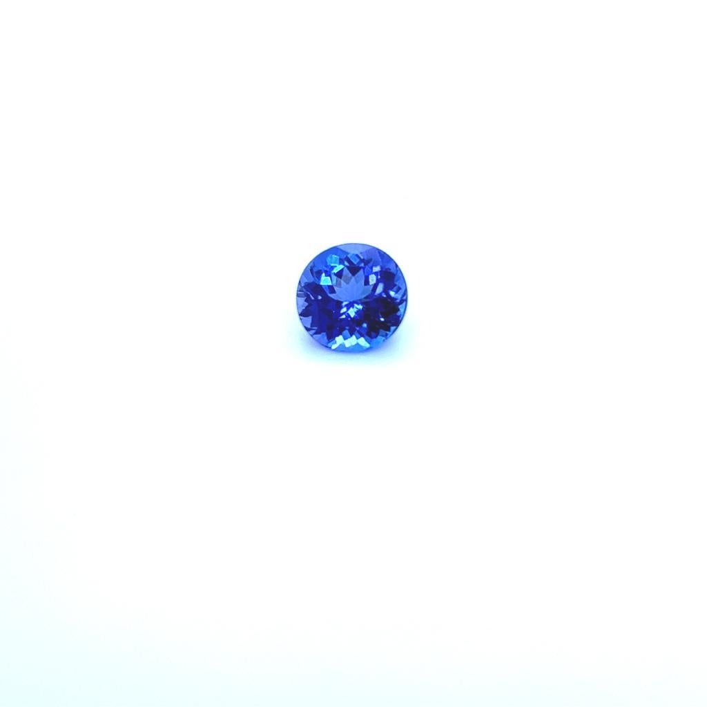 SKU - 50013
Stone : Natural Tanzanite 
Shape - Round
Clarity -  Eye clean
Grade - AAA	
Weight - 3.77 Cts
Length * Width  - (9.7)*6 
Price - 1350

AAA Tanzanite is one of the rarest gemstones in the world. Get this beautiful gem to grace your