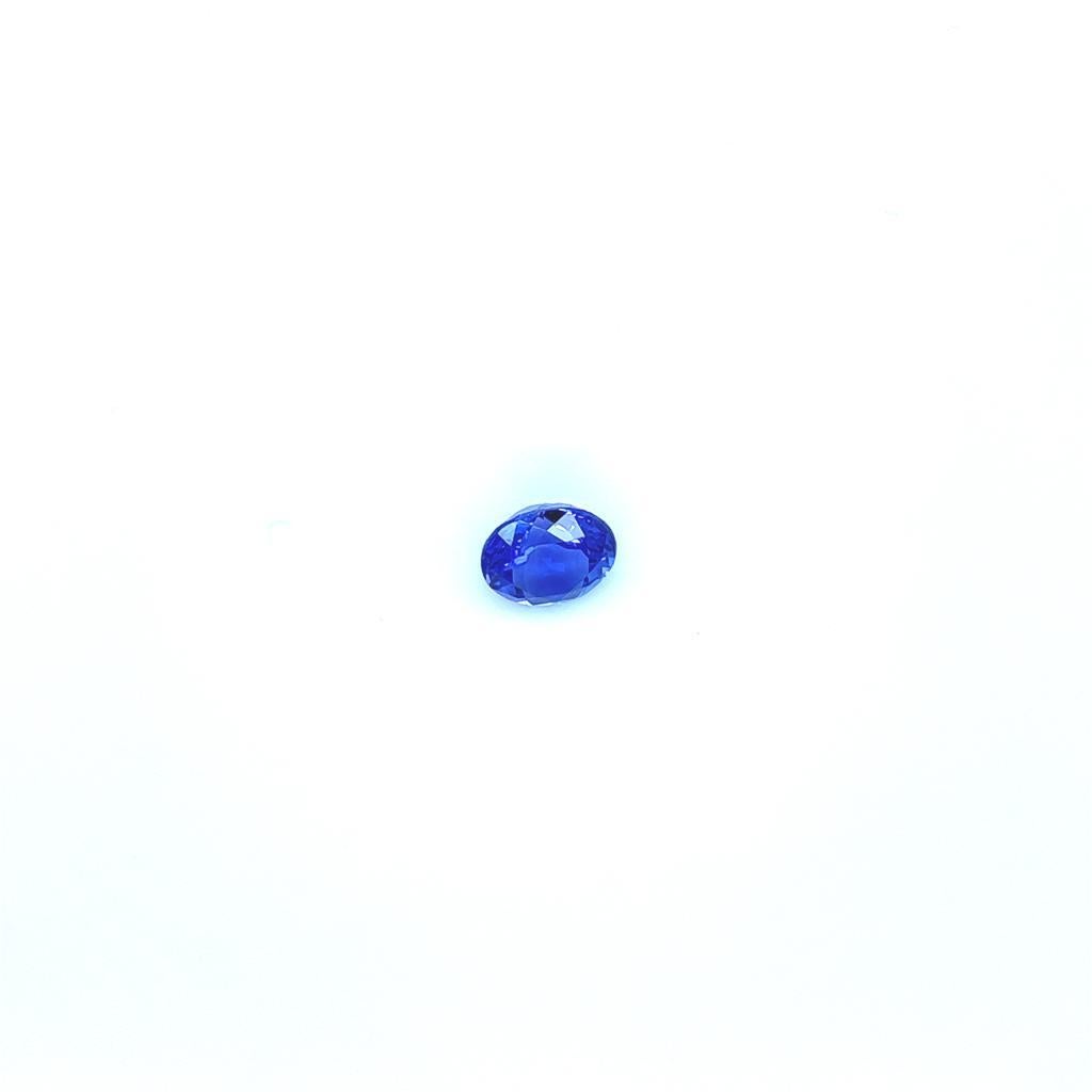 Tanzanite Gem 3.77 Carat Round Cut Loose Gemstone Tanzanite Jewelry In New Condition For Sale In New York, NY