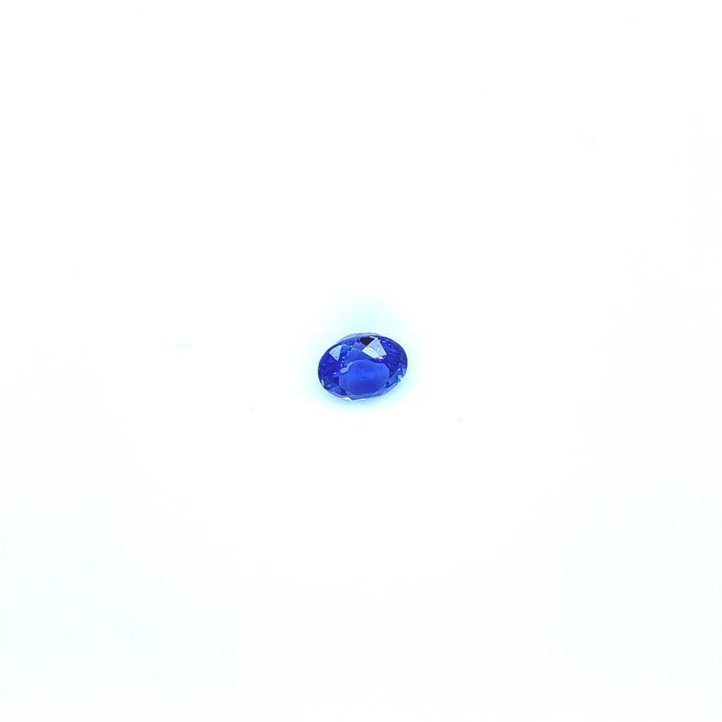 Tanzanite Gem 3.77 Carat Round Cut Loose Gemstone Tanzanite Jewelry In New Condition In New York, NY