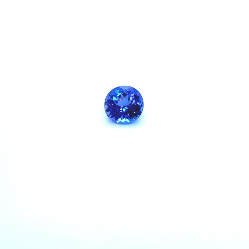 Tanzanite Gem 3.77 Carat Round Cut Loose Gemstone Tanzanite Jewelry 2