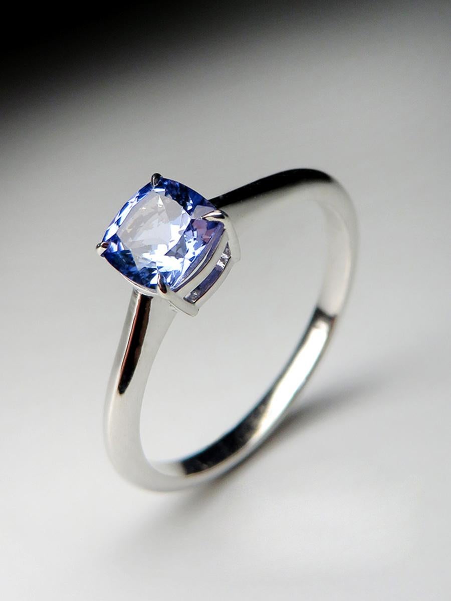 black gold blue diamond ring