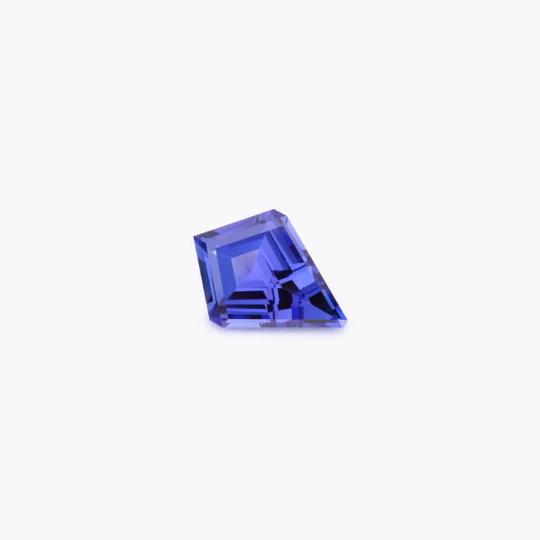 Contemporary Tanzanite Necklace Ring Gem 8.78 Carat Shield Loose Gemstone For Sale
