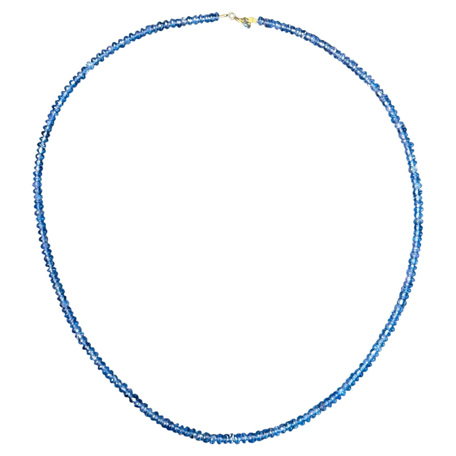TANZANITE NECKLACE with 14k GOLD