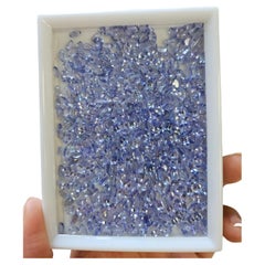 Tanzanite ovale 10 pièces, pierre précieuse non sertie, pour la fabrication