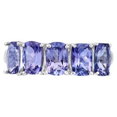 Tanzanite Ring 2.64 Carats Sterling Silver
