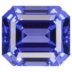 11.04 Ct Emerald-Cut Tanzanite Gemstone - Designer Jewelry Beverly Hills