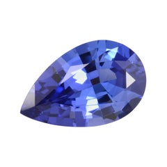 Tanzanite Ring Gem 2.17 Carat Pear Shape Unmounted Loose Gemstone