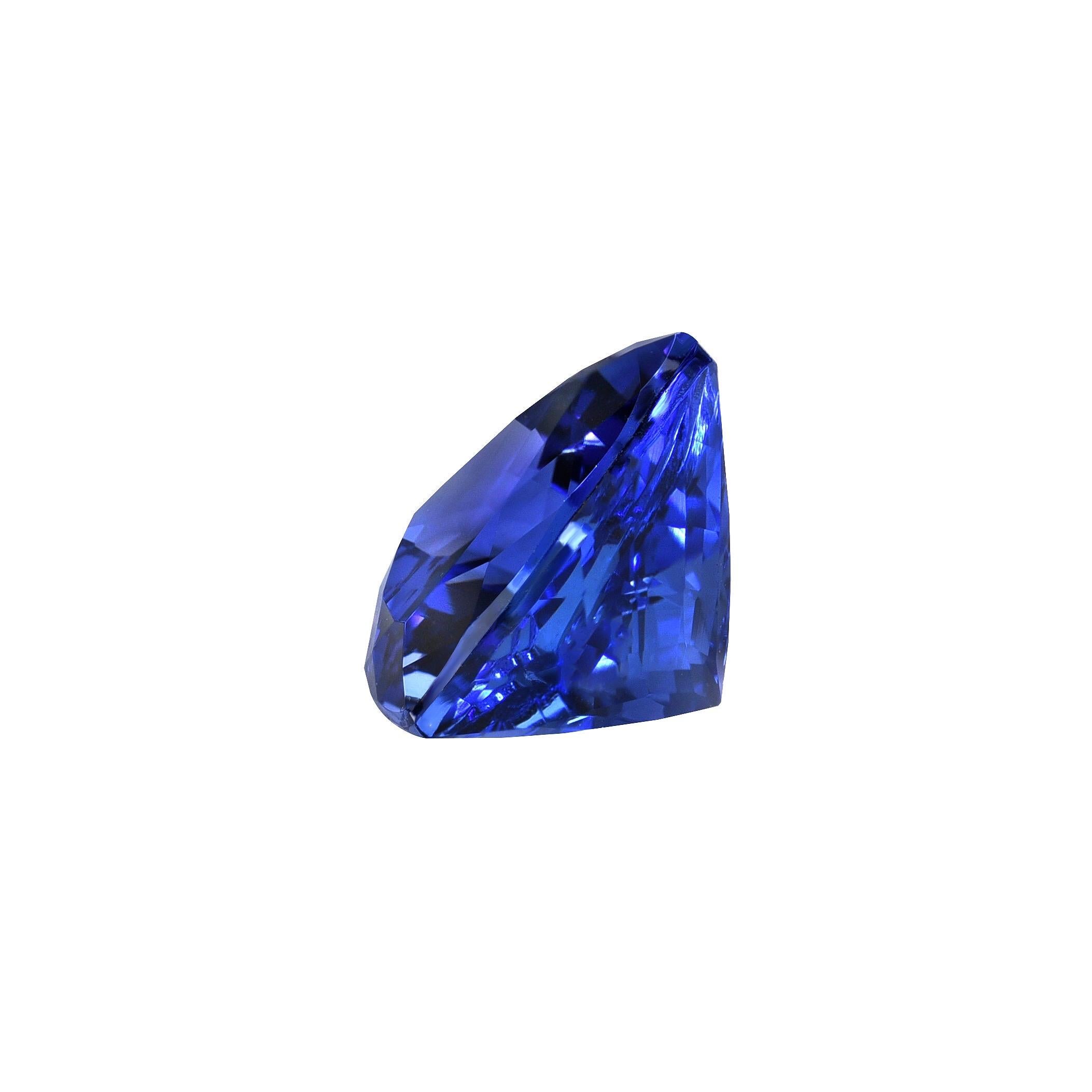 2.42 carat Tanzanite Trillion gemstone, offered loose to someone unique.
Returns are accepted and paid by us within 7 days of delivery.
We offer supreme custom jewelry work upon request. Please contact us for more details.
For your convenience we