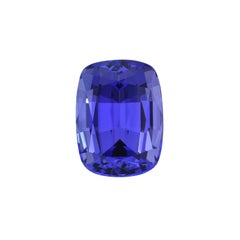 3.07 Carat Tanzanite Cushion Cut Loose Gemstone 9.6 mm by Merkaba Beverly Hills