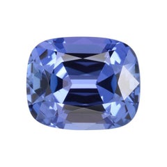 Tanzanite Ring Gem 4.02 Carat Cushion Loose Gemstone Tanzanite Ring Gem 4.02 Carat Cushion Loose Gemstone