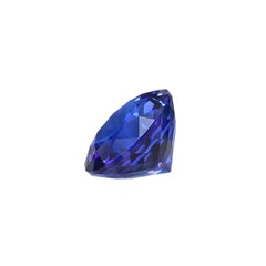 Tanzanite Gem 5.54 Carat Round Unset Loose Gemstone