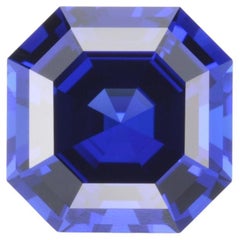 Anello di tanzanite Gemma 8,23 Carati Taglio Asscher Gemma sfusa