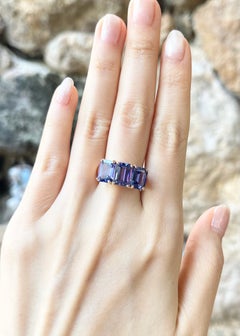 Tanzanite Ring set in 18K Rose Gold Settings