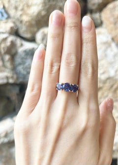 Tanzanite Ring set in 18K Rose Gold Settings