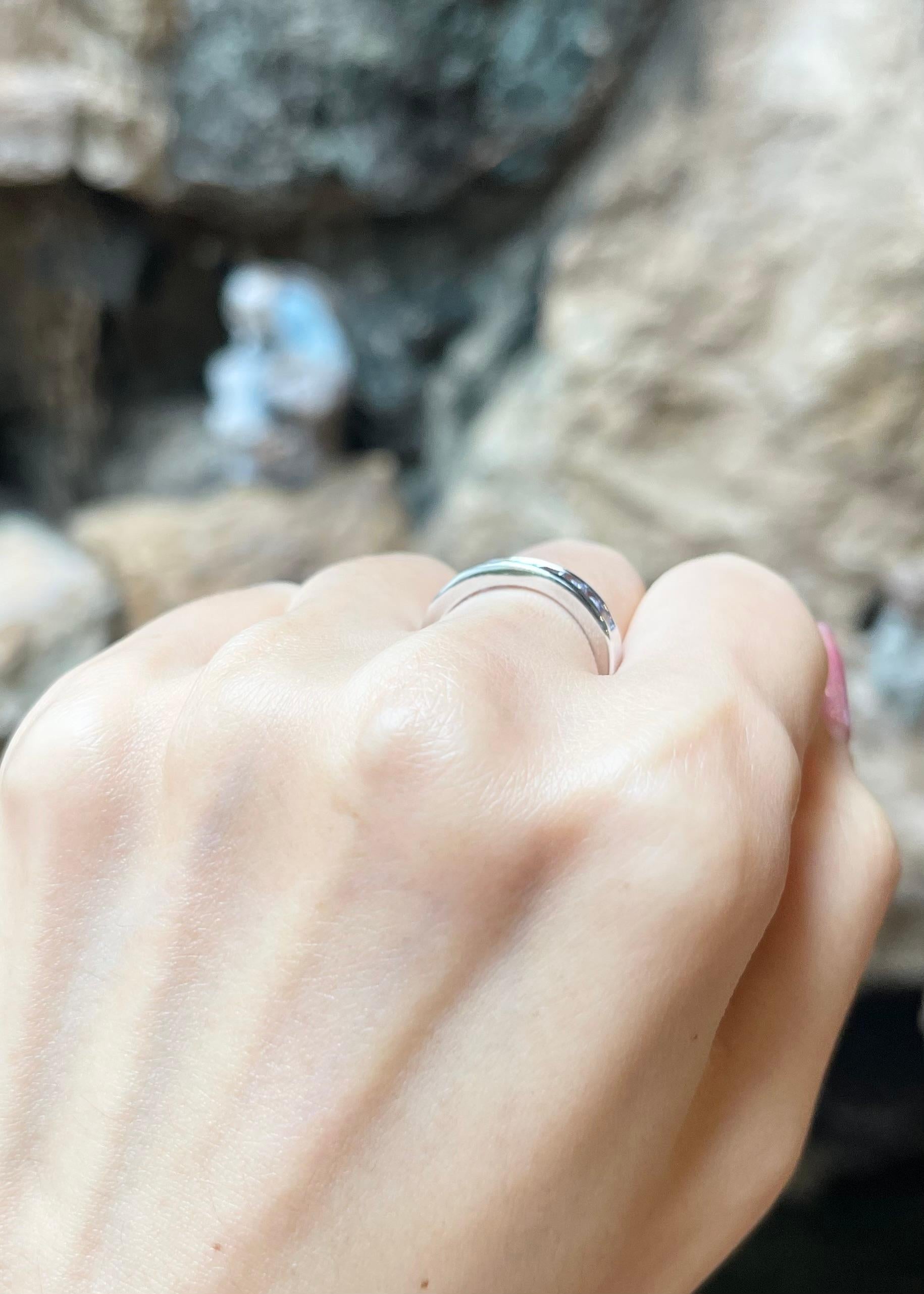 Tansanit-Ring in 18 Karat Weißgold gefasst in Fassungen für Damen oder Herren im Angebot