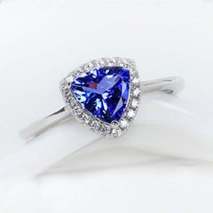 Tanzanite Ring Sterling Silver