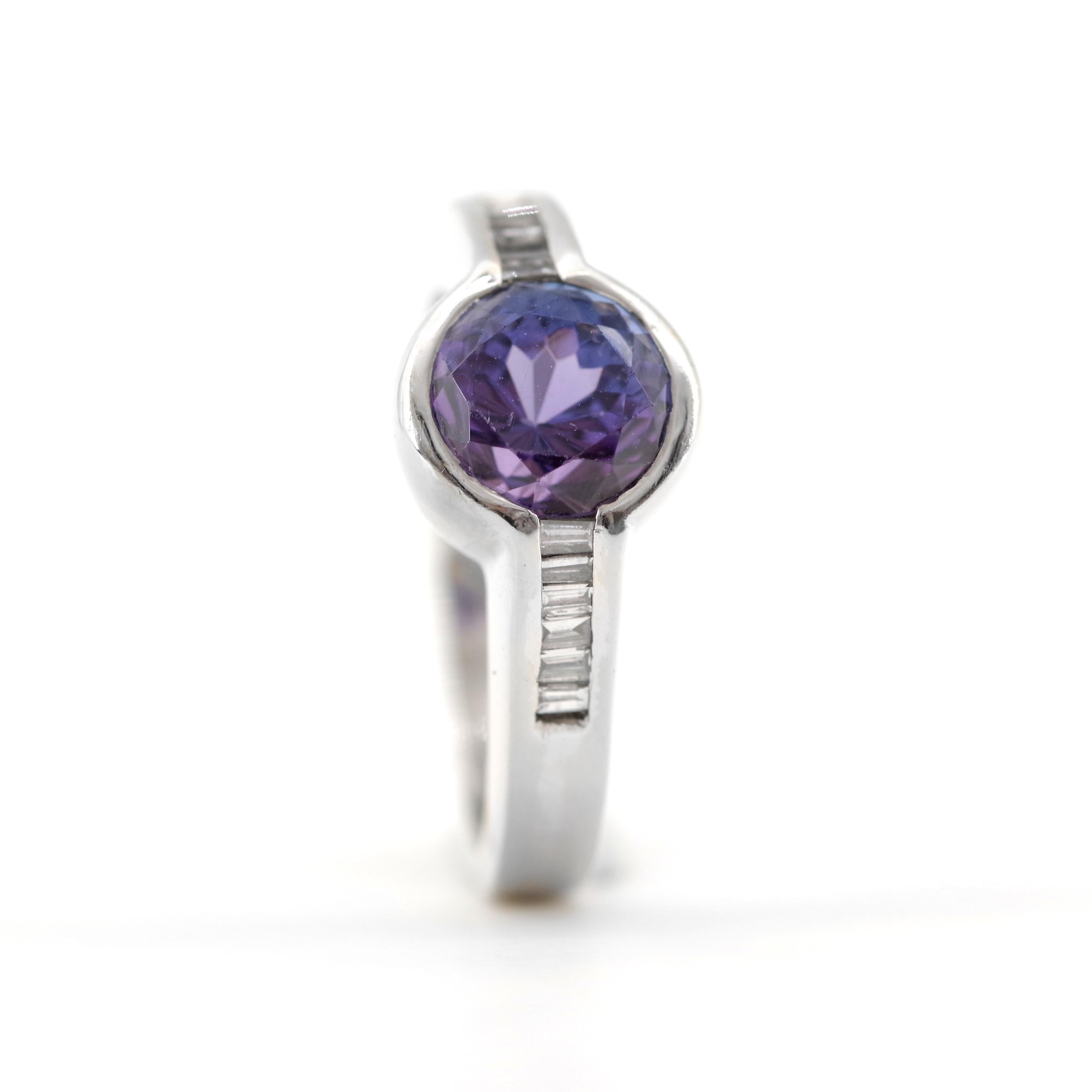 Contemporary Tanzanite Ring That Predates Tanzanite Popularity