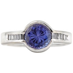 Retro Tanzanite Ring That Predates Tanzanite Popularity