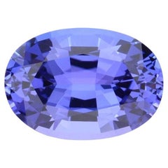 13.36-Carat Oval Tanzanite: Vibrant Gem for Luxury Custom Jewelry Creations