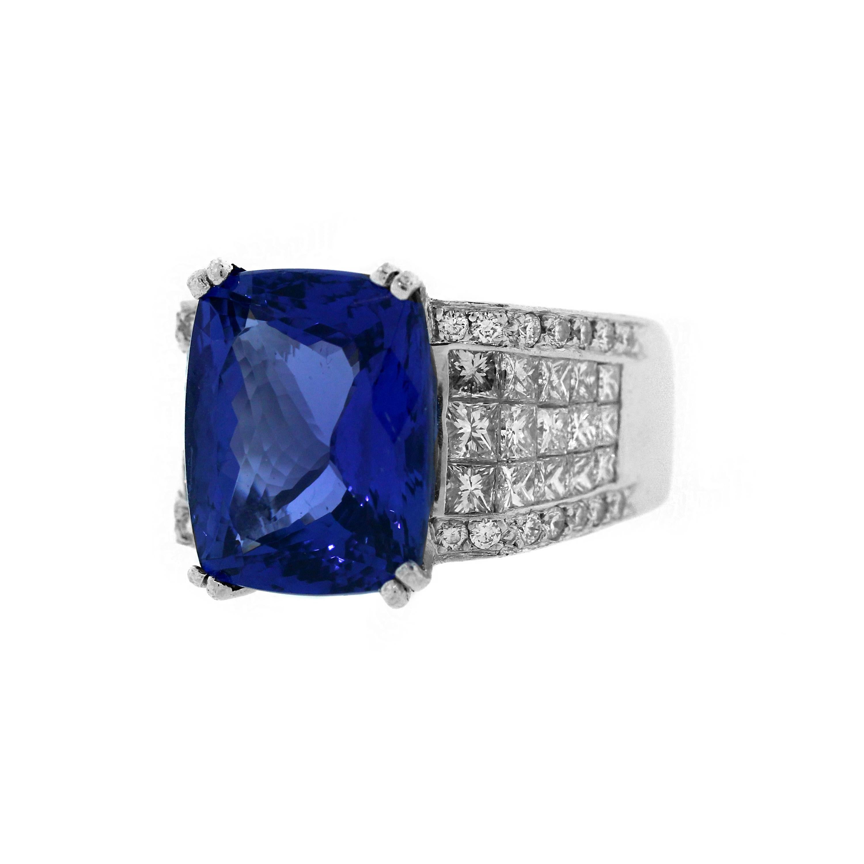 IF YOU ARE REALLY INTERESTED, CONTACT US WITH ANY REASONABLE OFFER. WE WILL TRY OUR BEST TO MAKE YOU HAPPY!

Platinum Ring with Radiant-cut Tanzanite center and Diamonds

10.50 carat. apprx. Tanzanite Center, Radiant cut

3.50 carat Round and