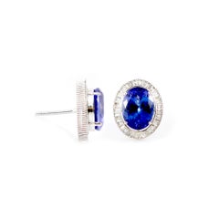 Tanzanite Stud 1011
