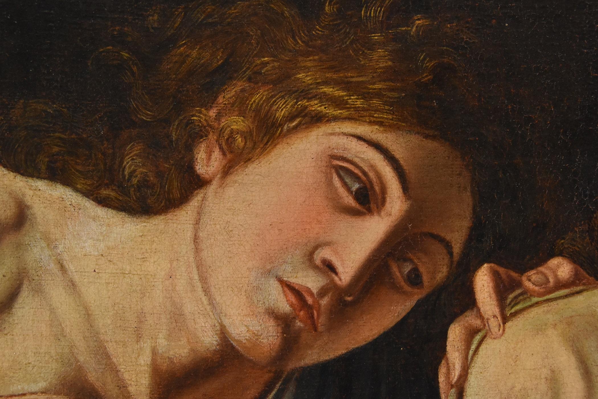 Saint Sebastian Angels Tanzio Da Varallo Paint Oil on canvas 17th Century Italy For Sale 7
