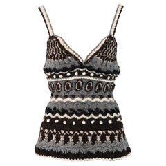 Tao Comme des Garcons 2006 Bustier aus Wollstrick