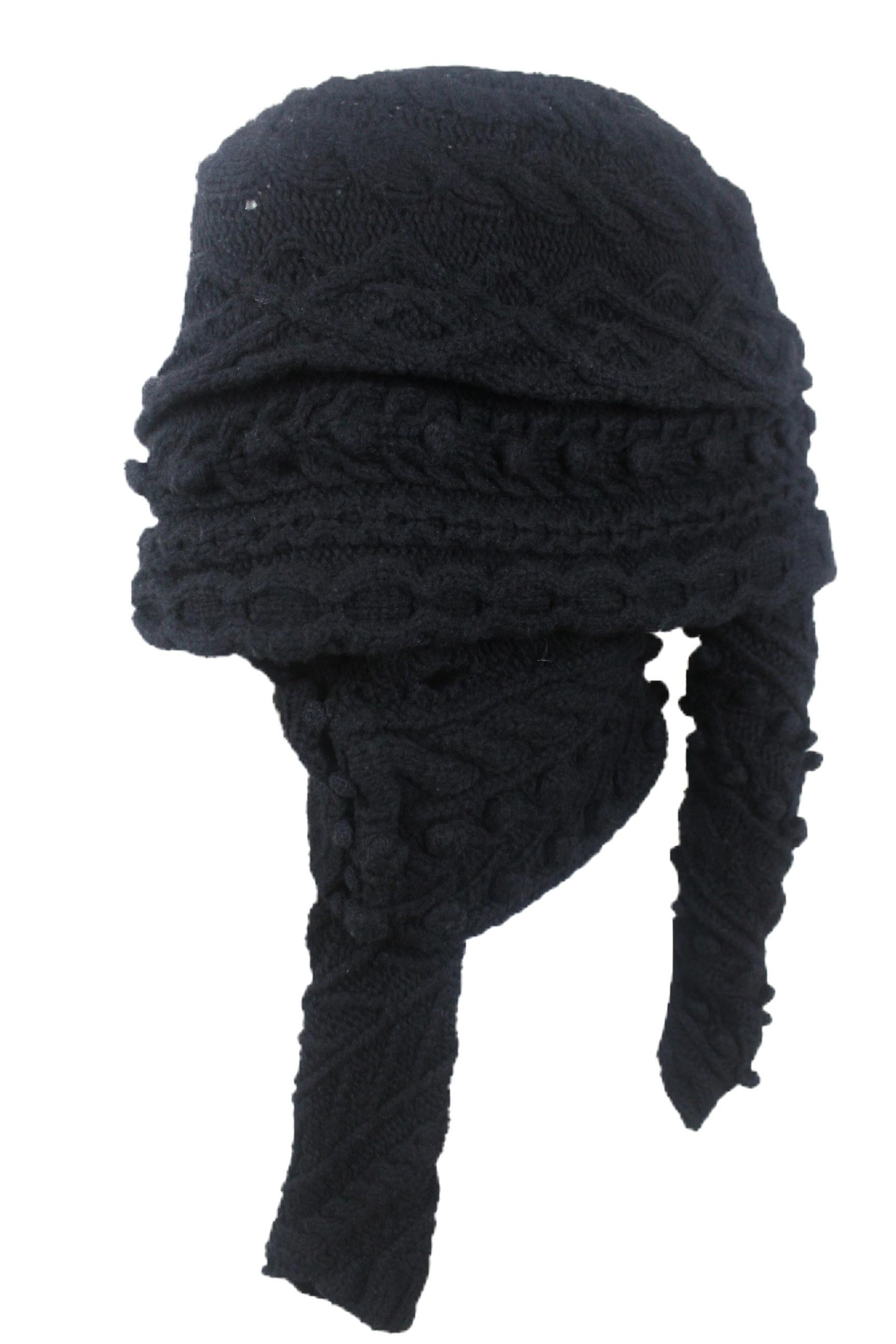 Tao Comme des Garcons 2008 Collection Long Sleeve Aran Cable Knit For Sale 1