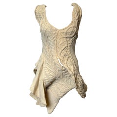 Tao Comme des Garcons F/W 2007 Cable Knit Asymmetric Dress