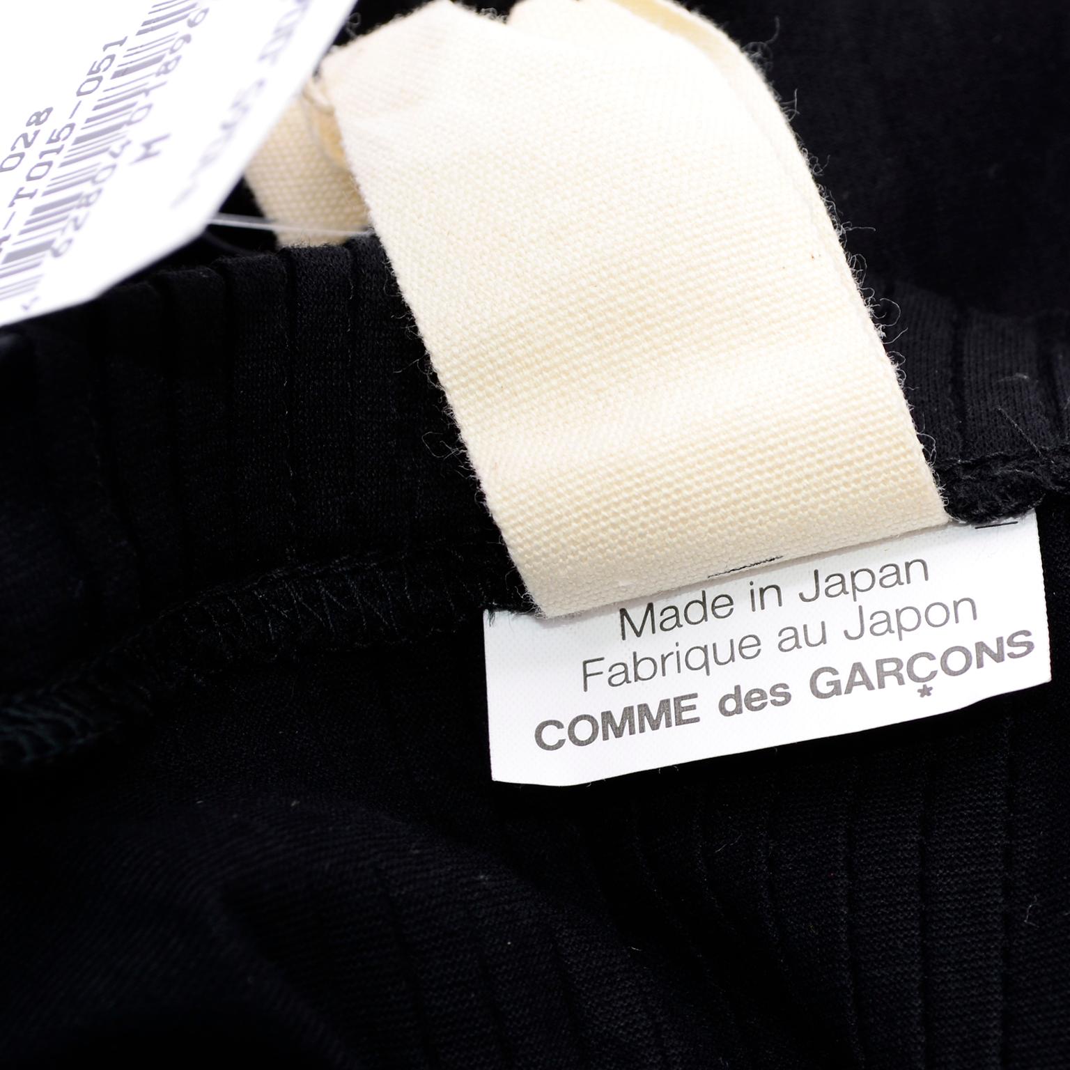 Tao Comme des Garcons New With Original Tags Black Cotton Avant Garde Top Medium 9