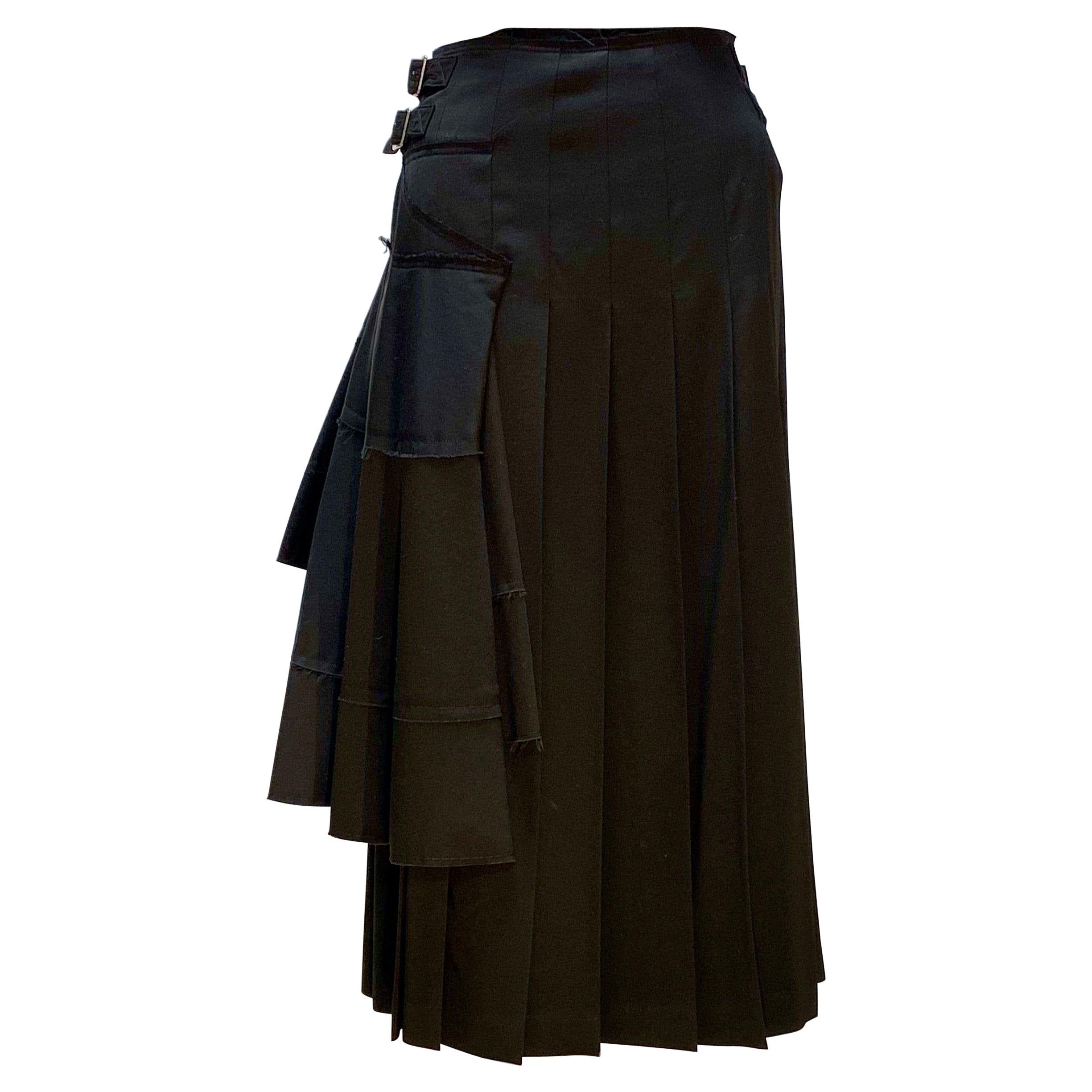 TAO Comme Des Garçons Wool Wrap Skirt