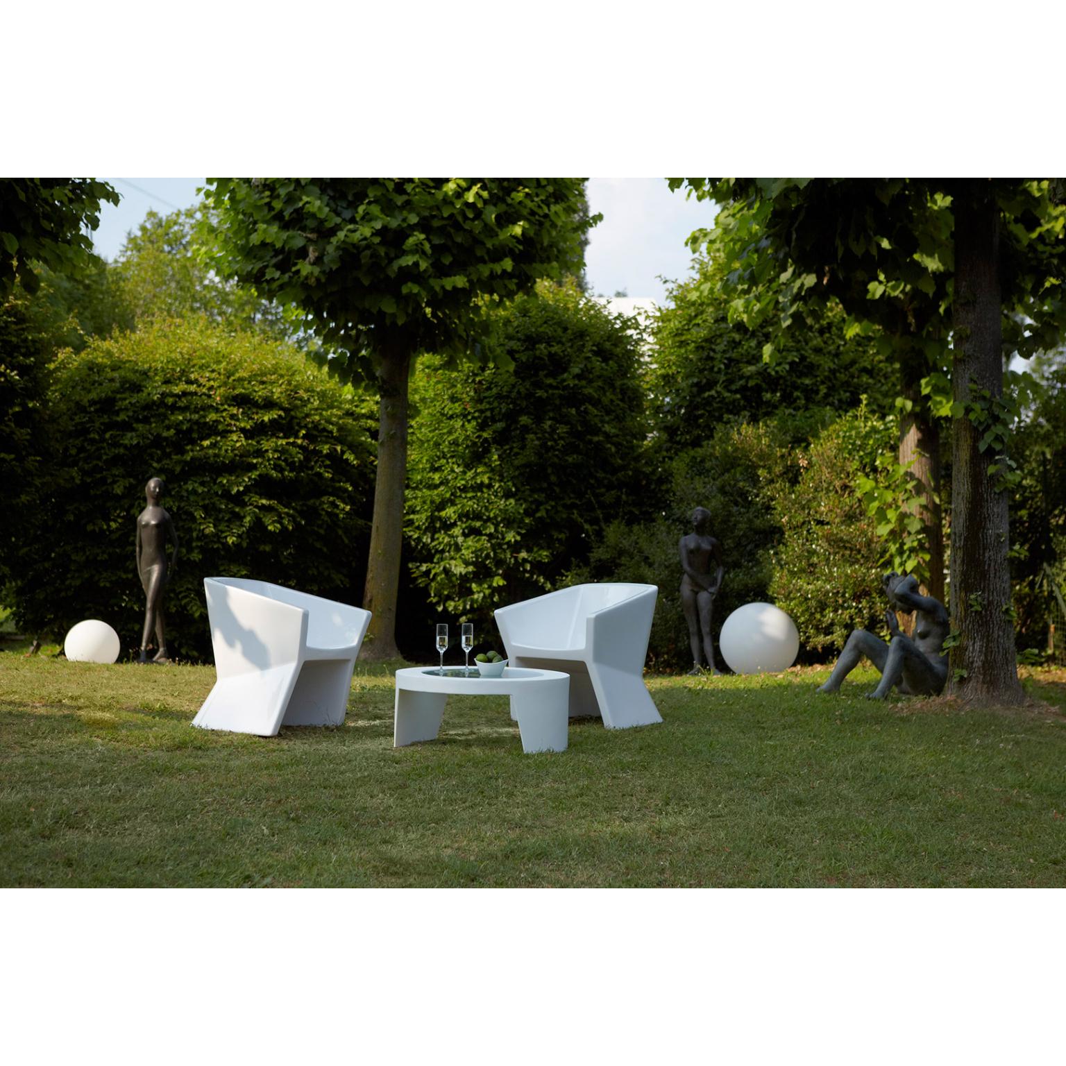 Table basse Tao blanc laiteux de Guglielmo Berchicci Neuf - En vente à Geneve, CH