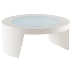 Tao Milky White Coffee Table by Guglielmo Berchicci