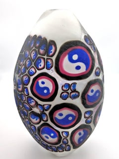 Vase "Tao" aus Muranoglas von Massimo Nordio (Murano, 1998)
