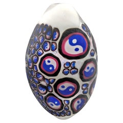Vase "Tao" aus Muranoglas von Massimo Nordio (Murano, 1998)