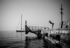 Girl practicing Diving