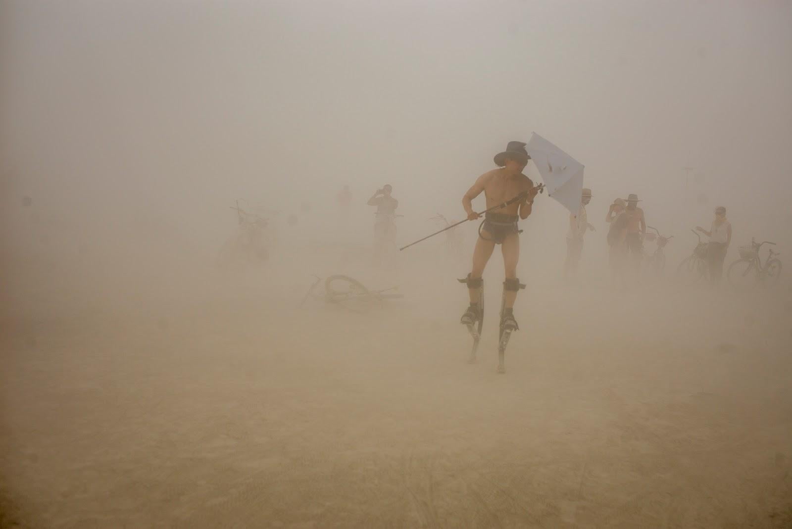 Tao Ruspoli Color Photograph - Mad Max (Burning Man), 21st Century, Landscape Photography, Contemporary, Color