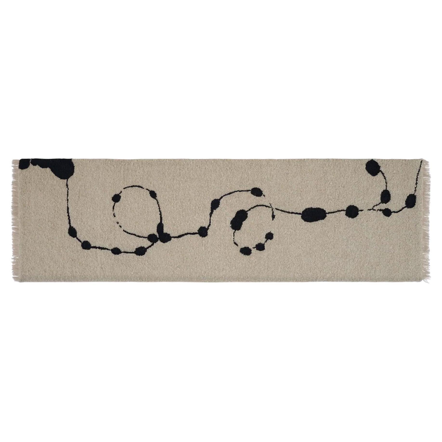 'Tao Trail' Handmade Rug by Linie Design, 280 cm, Wool For Sale